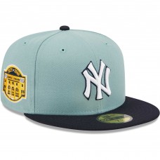 Бейсболка New York Yankees New Era Beach Kiss 59FIFTY - Light Blue/Navy