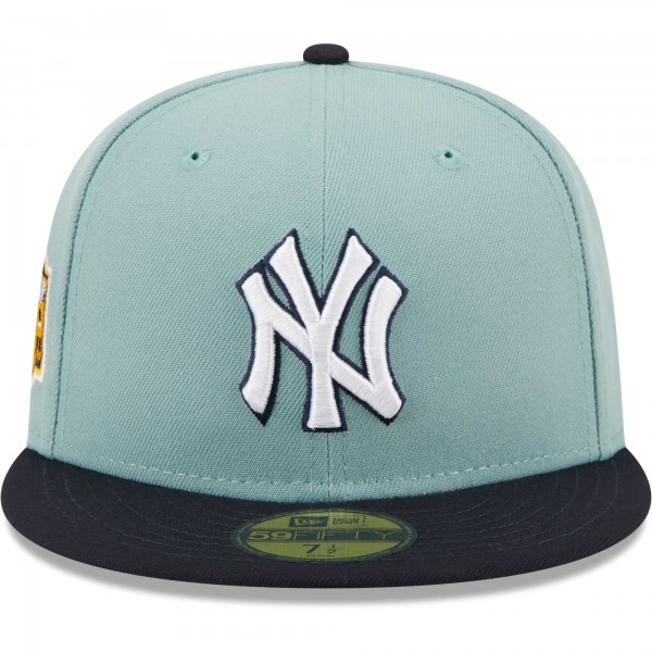 Бейсболка New York Yankees New Era Beach Kiss 59FIFTY - Light Blue/Navy