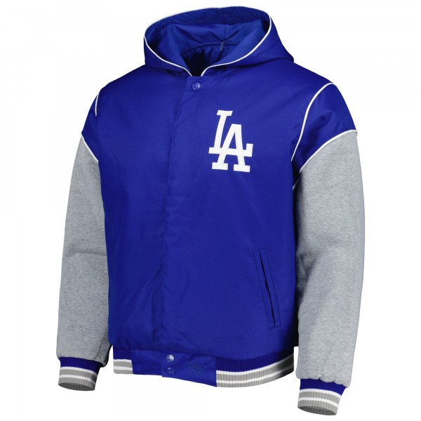 Куртка Los Angeles Dodgers JH Design Reversible Fleece - Royal