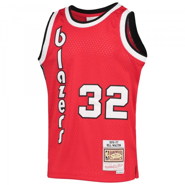 Игровая форма  Bill Walton Portland Trail Blazers Mitchell & Ness Youth 1976/77 Hardwood Classics Swingman - Black