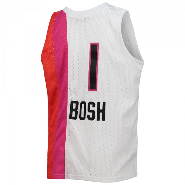 Игровая форма  Chris Bosh Miami Heat Mitchell & Ness Youth 2011-12 Hardwood Classics Swingman - White