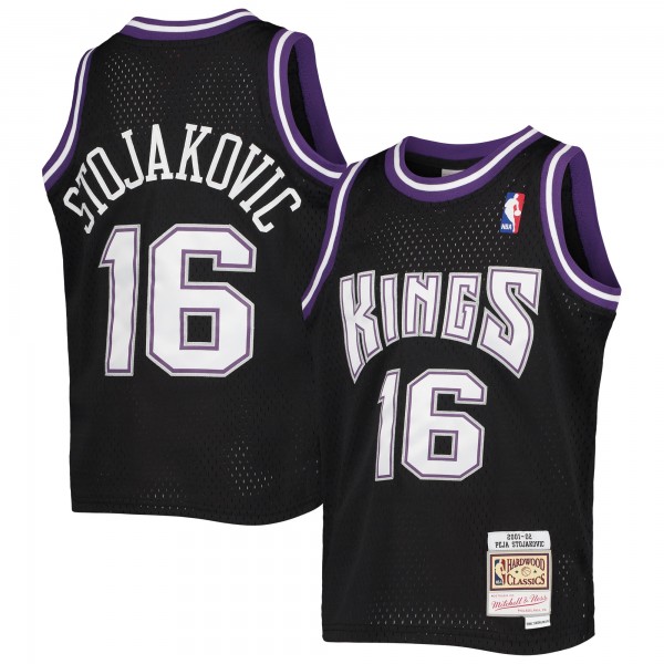 Игровая форма  Peja Stojakovic Sacramento Kings Mitchell & Ness Youth 2000-01 Hardwood Classics Swingman - Black