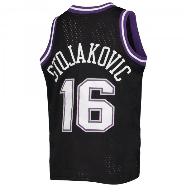 Игровая форма  Peja Stojakovic Sacramento Kings Mitchell & Ness Youth 2000-01 Hardwood Classics Swingman - Black