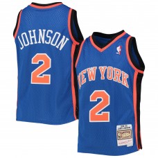 Игровая форма  Larry Johnson New York Knicks Mitchell & Ness Youth 1998/99 Hardwood Classics Swingman - Blue