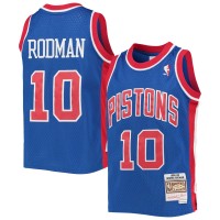 Игровая форма  Dennis Rodman Detroit Pistons Mitchell & Ness Youth 1988/89 Hardwood Classics Swingman - Blue
