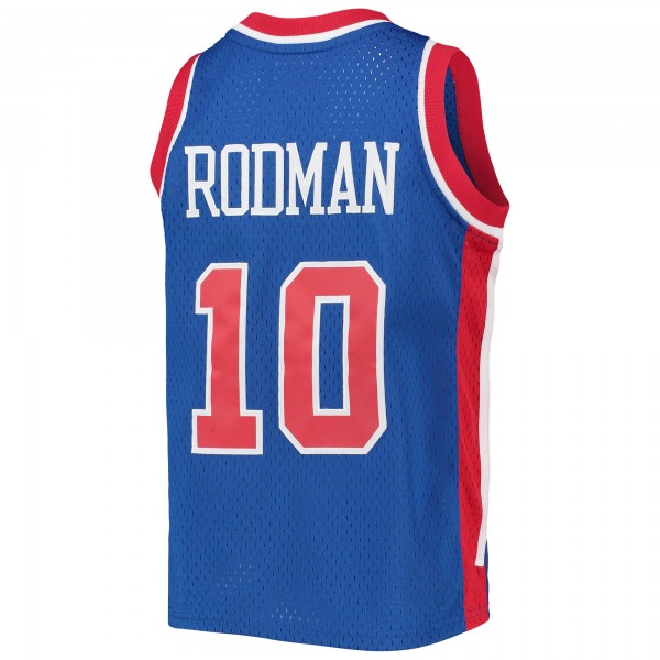 Игровая форма  Dennis Rodman Detroit Pistons Mitchell & Ness Youth 1988/89 Hardwood Classics Swingman - Blue