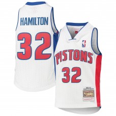 Игровая форма  Richard Hamilton Detroit Pistons Mitchell & Ness Youth 2003/04 Hardwood Classics Swingman - White