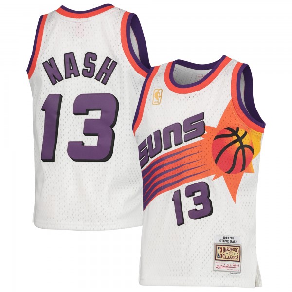 Игровая форма  Steve Nash Phoenix Suns Mitchell & Ness Youth 1996/97 Hardwood Classics Swingman - White