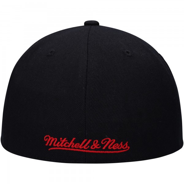 Бейсболка Philadelphia 76ers Mitchell & Ness Team Script 2.0 - Black/Red