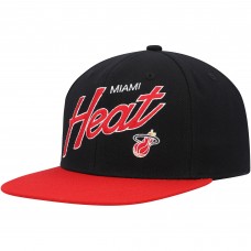 Бейсболка Miami Heat Mitchell & Ness Team Script 2.0 - Black