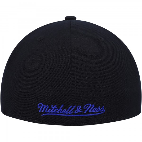 Бейсболка New York Knicks Mitchell & Ness Team Script 2.0 - Black/Blue