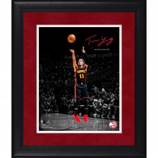 Facsimile Signature Atlanta Hawks Trae Young Fanatics Authentic Framed 11 x 14 Player Spotlight Photograph