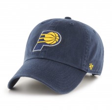 Indiana Pacers '47 Team Logo Clean Up Adjustable Hat - Navy