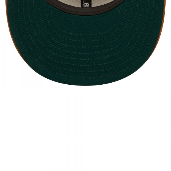 Бейсболка New York Yankees New Era Corduroy Visor 59FIFTY - Cream/Brown