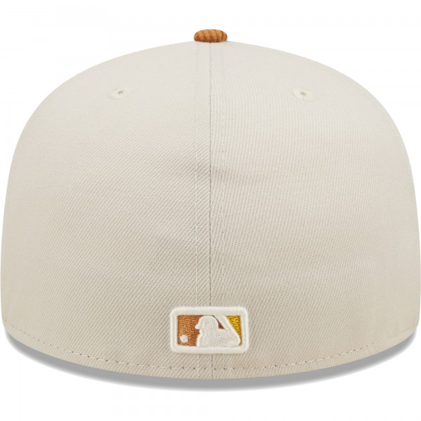 Бейсболка Los Angeles Dodgers New Era Corduroy Visor 59FIFTY - Cream/Brown