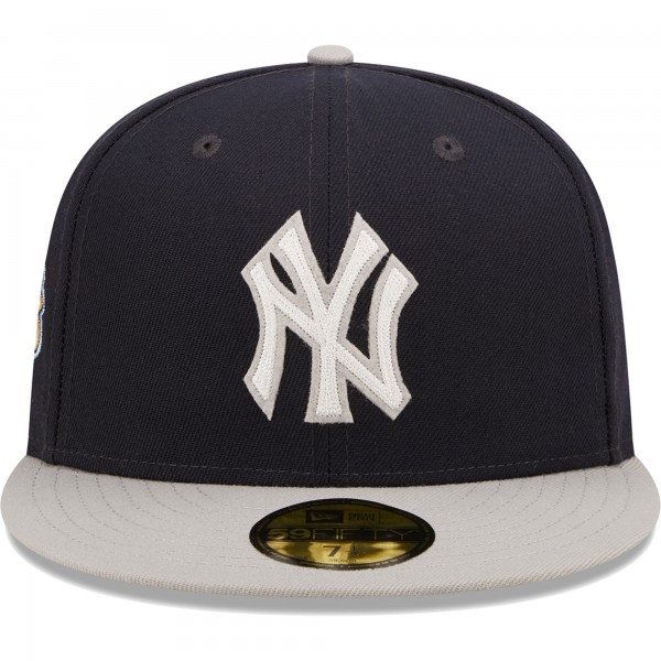 Бейсболка New York Yankees New Era 2009 World Series Champions  Letterman 59FIFTY - Navy/Gray