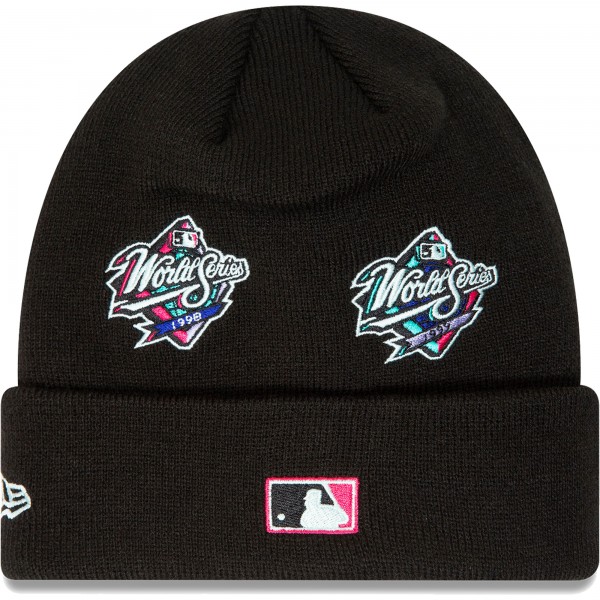 Шапка New York Yankees New Era Polar Lights Cuffed Knit - Black