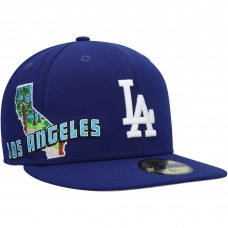 Бейсболка Los Angeles Dodgers New Era Stateview 59FIFTY - Royal