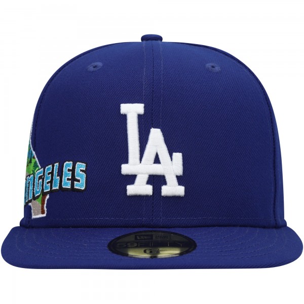 Бейсболка Los Angeles Dodgers New Era Stateview 59FIFTY - Royal