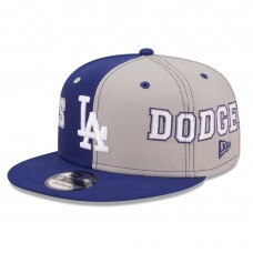 Бейсболка Los Angeles Dodgers New Era Team Split 9FIFTY - Royal/Gray