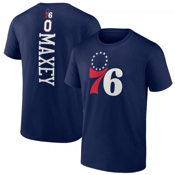 Футболка Tyrese Maxey Philadelphia 76ers Playmaker - Navy