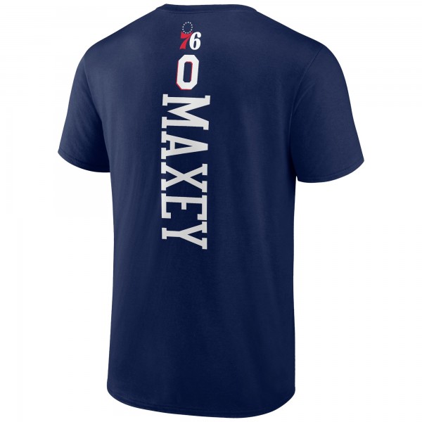 Футболка Tyrese Maxey Philadelphia 76ers Playmaker - Navy