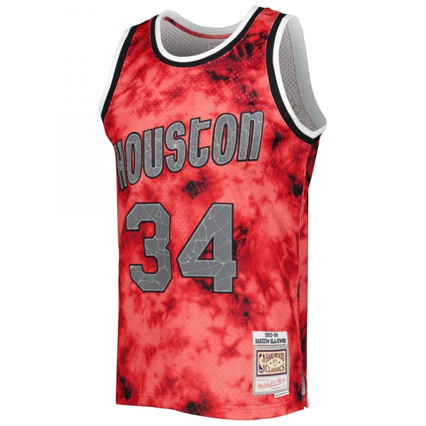Игровая форма  Hakeem Olajuwon Houston Rockets Mitchell & Ness 1993-94 Galaxy Swingman - Red