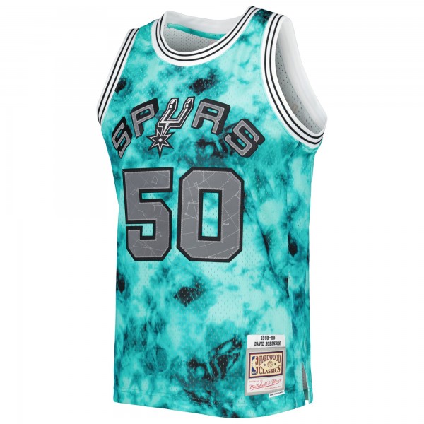 Игровая форма  David Robinson San Antonio Spurs Mitchell & Ness 1998-99 Galaxy Swingman - Teal