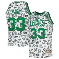 Игровая форма Larry Bird Boston Celtics Mitchell & Ness 1985/86 Hardwood Classics Doodle Swingman - White