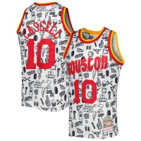 Игровая форма  Sam Cassell Houston Rockets Mitchell & Ness 1993-94 Hardwood Classics Doodle Swingman - White