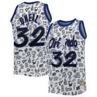 Игровая форма  Shaquille O'Neal Orlando Magic Mitchell & Ness 1994-95 Hardwood Classics Doodle Swingman - White