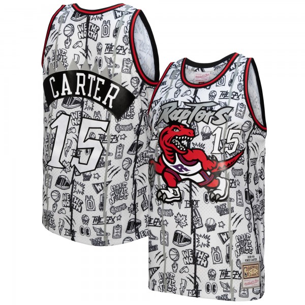 Игровая форма  Vince Carter Toronto Raptors Mitchell & Ness 1998/99 Swingman - White