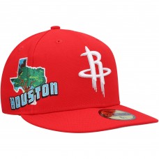 Бейсболка Houston Rockets New Era Stateview 59FIFTY - Red