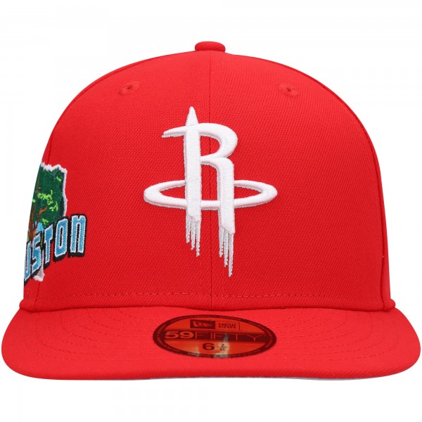 Бейсболка Houston Rockets New Era Stateview 59FIFTY - Red