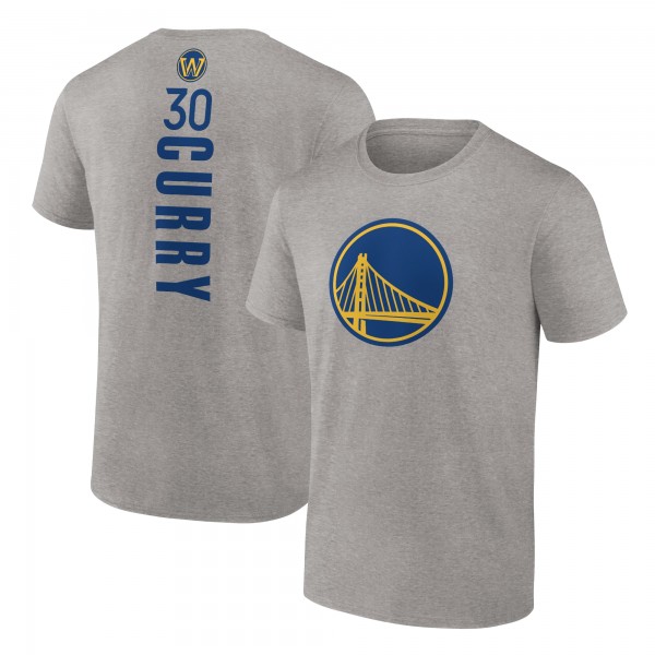 Футболка Stephen Curry Golden State Warriors Playmaker - Heathered Gray