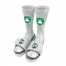 Носки и шлепки Boston Celtics ISlide Team Logo Speckle - White