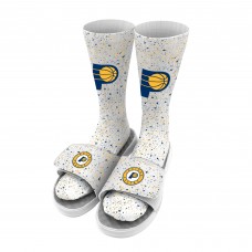 Носки и шлепки Indiana Pacers ISlide Team Logo Speckle - White