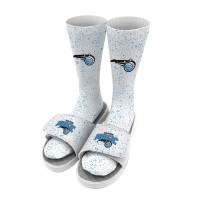 Носки и шлепки Orlando Magic ISlide Team Logo Speckle - White