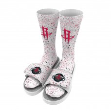 Носки и шлепки Houston Rockets ISlide Team Logo Speckle - White
