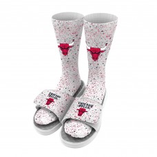 Носки и шлепки Chicago Bulls ISlide Youth Speckle Team Logo - White