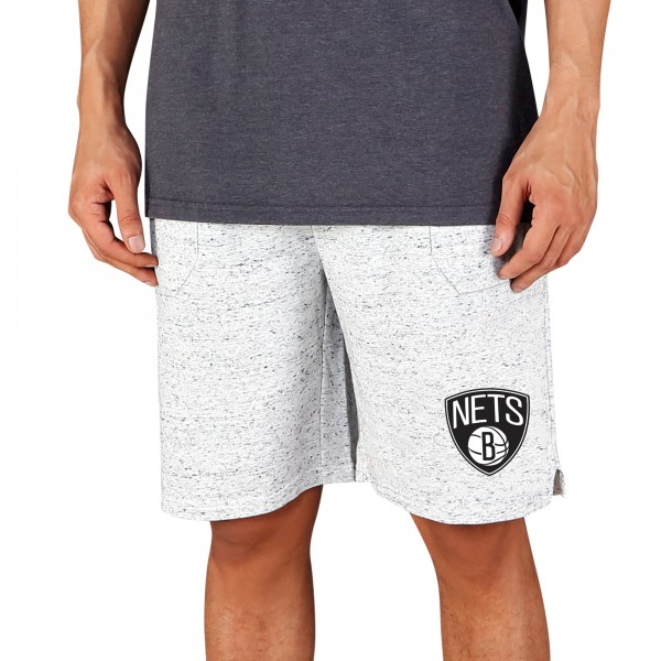 Шорты Brooklyn Nets Concepts Sport Throttle Knit Jam - White/Charcoal