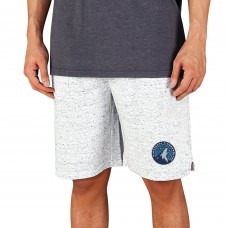 Шорты Minnesota Timberwolves Concepts Sport Throttle Knit Jam - White/Charcoal