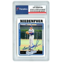 Autographed Los Angeles Dodgers Tom Niedenfuer 2005 Topps #12 Card