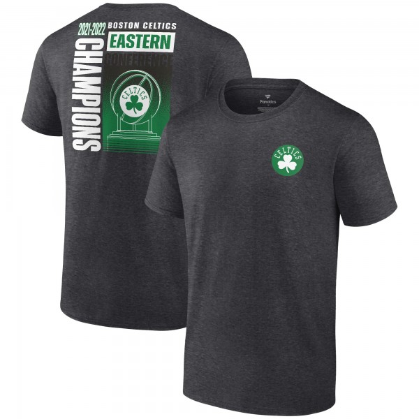 Футболка Boston Celtics 2022 Eastern Conference Champions Play Your Game - Heathered Charcoal