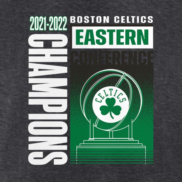 Футболка Boston Celtics 2022 Eastern Conference Champions Play Your Game - Heathered Charcoal