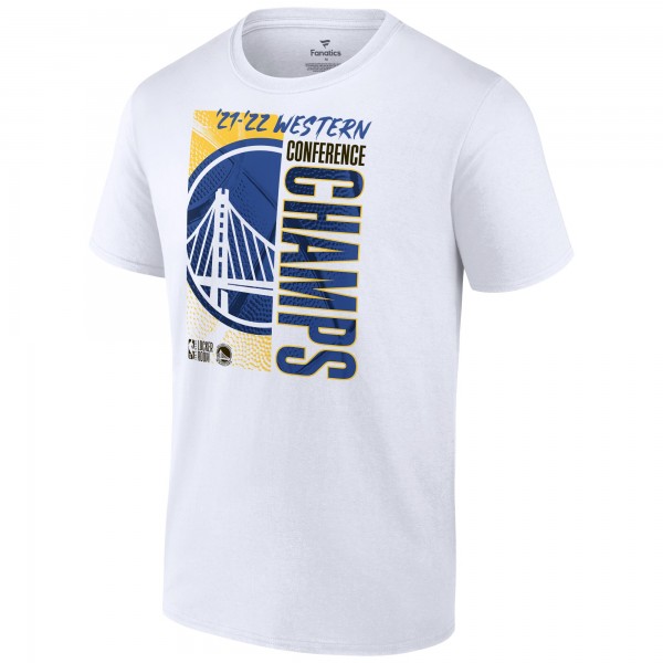 Футболка Golden State Warriors 2022 Western Conference Champions Locker Room - White