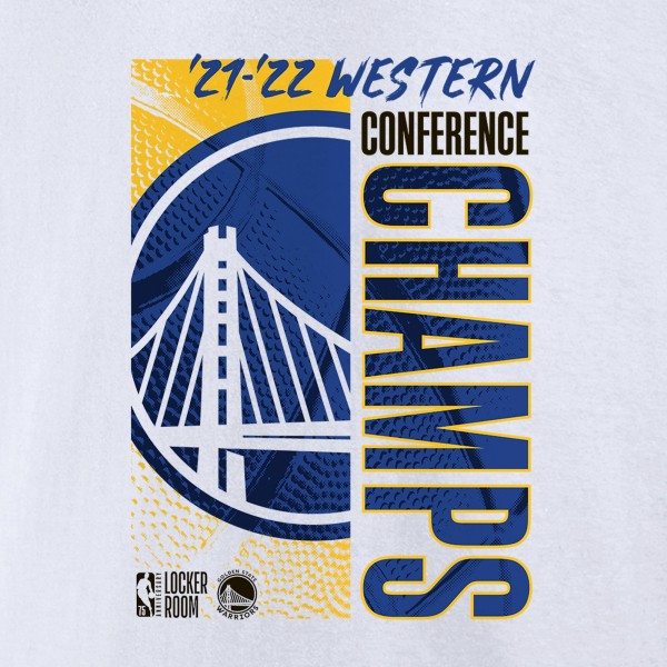 Футболка Golden State Warriors 2022 Western Conference Champions Locker Room - White