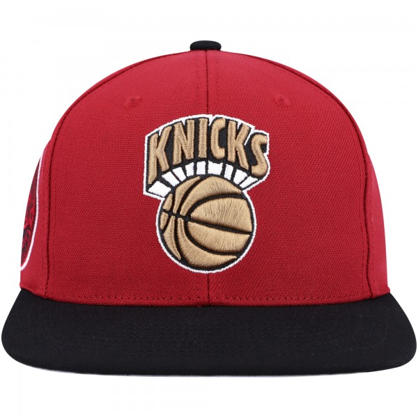 Бейсболка New York Knicks Mitchell & Ness Hardwood Classics Free Bird - Red/Black