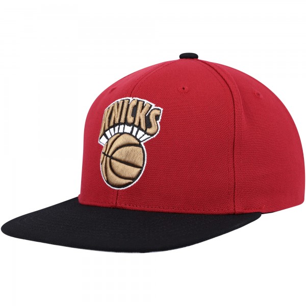 Бейсболка New York Knicks Mitchell & Ness Hardwood Classics Free Bird - Red/Black