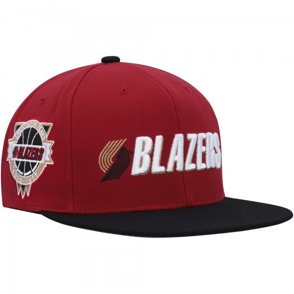 Бейсболка Portland Trail Blazers Mitchell & Ness Hardwood Classics Free Bird - Red